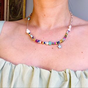 2 in 1 adjustable Martha Calvo inspired necklace